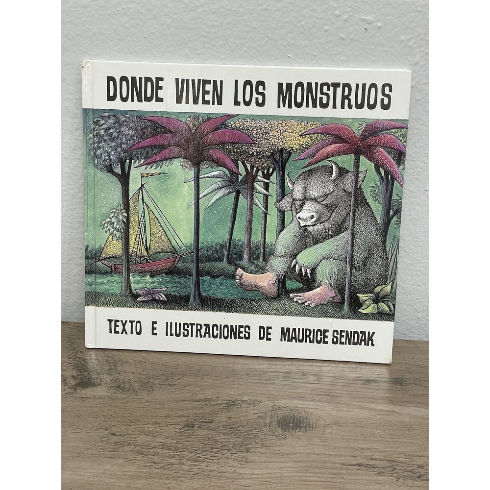 Donde Viven Los Monstruos -‎ (Where the Wild Things Are) - Hardback - VERY GOOD